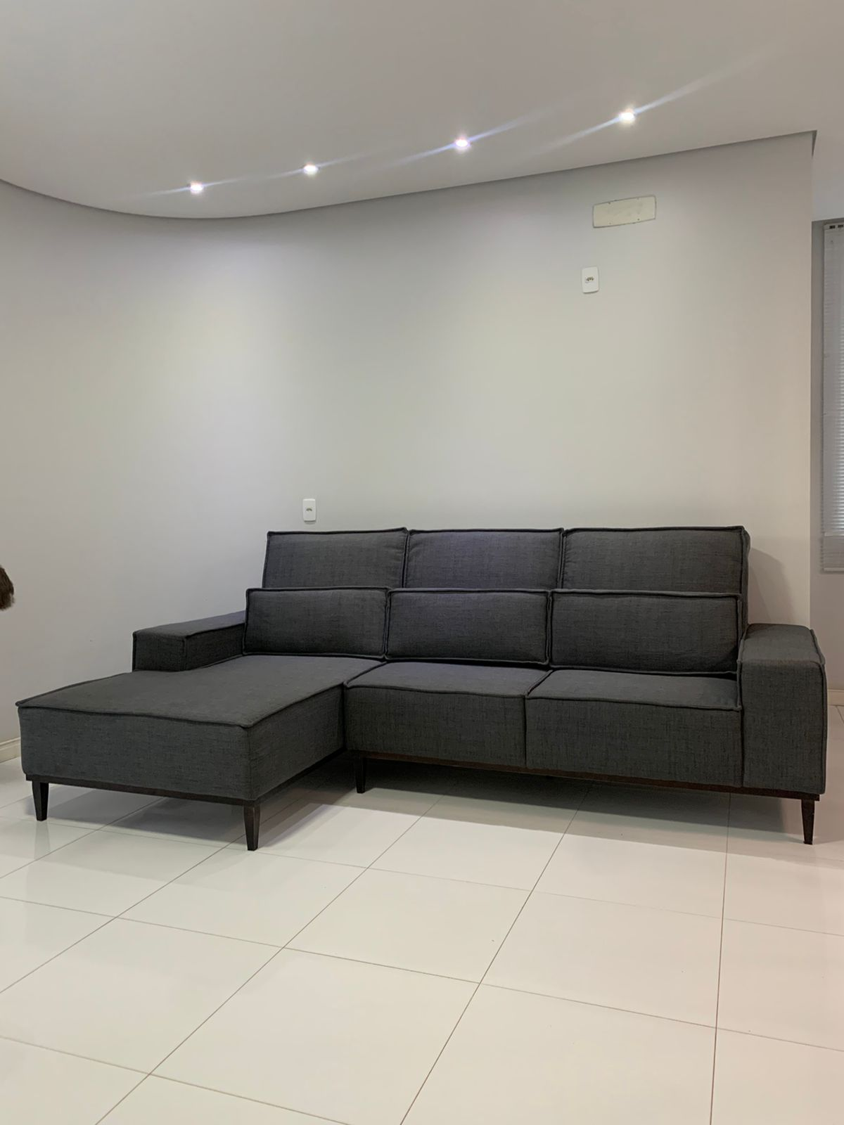 Projeto de cliente — sofá de canto com chaise — ref. 1114